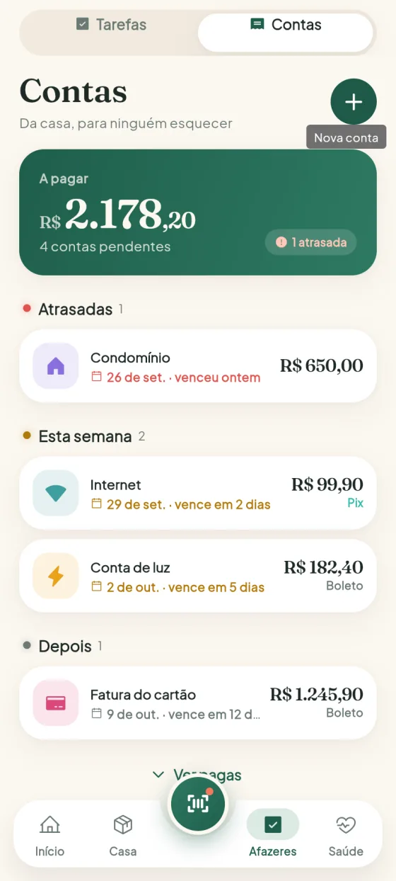 Contas a pagar